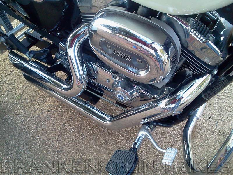 Frankenstein Trike Kit on Harley-Davidson Sportster Trike