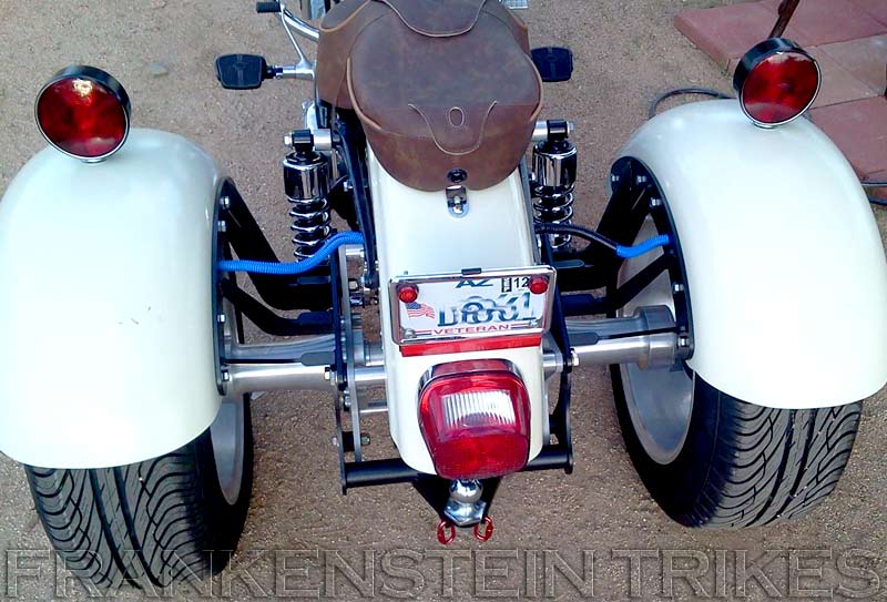 Frankenstein Trike Kit on H-D Sportster