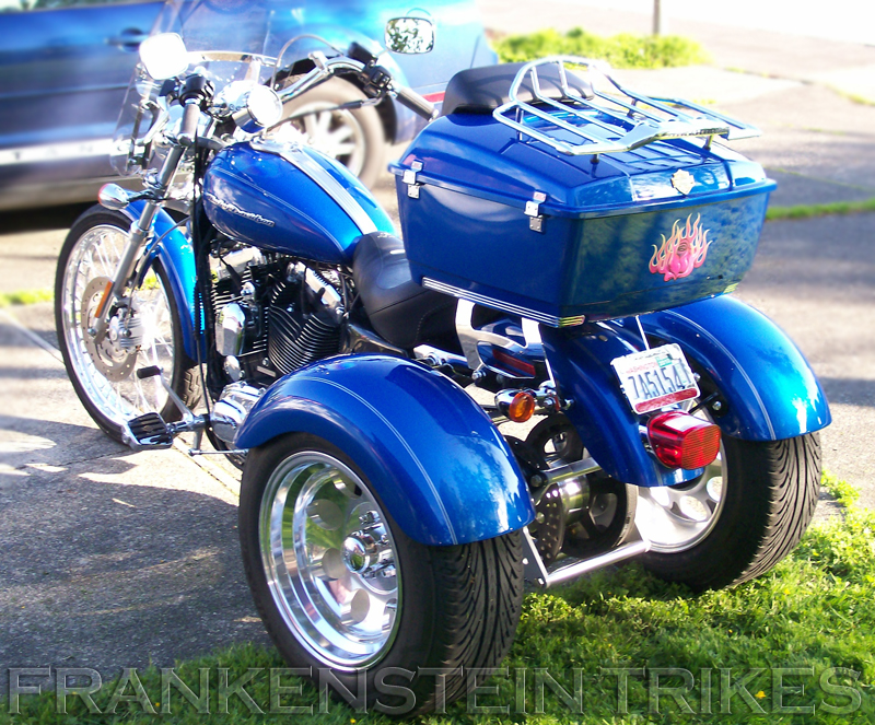 Harley Davidson Sportster with Frankenstein Trike Kit