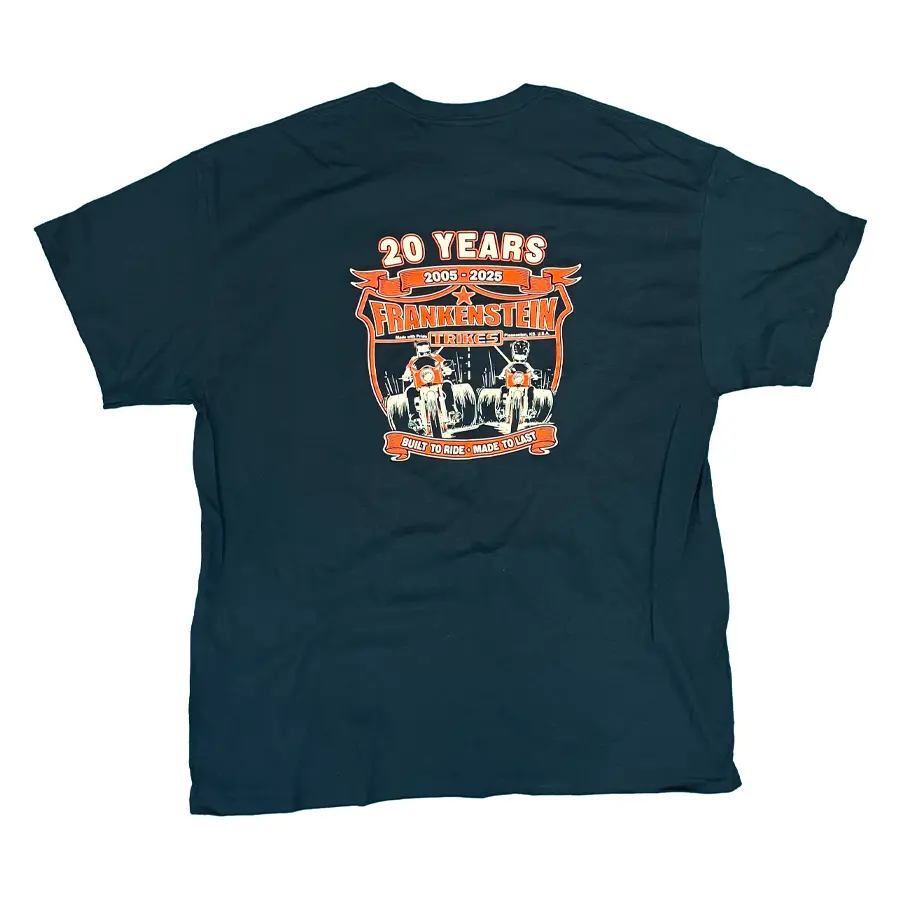 Frankenstein Trikes 20th Anniversary T-Shirt Mens
