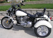 Harley Davidson Dyna with Frankenstein Trike Conversion