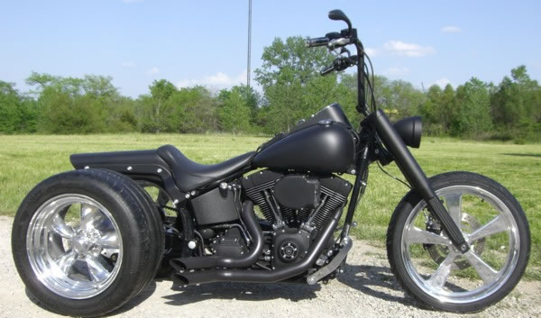 softail harley davidson trike